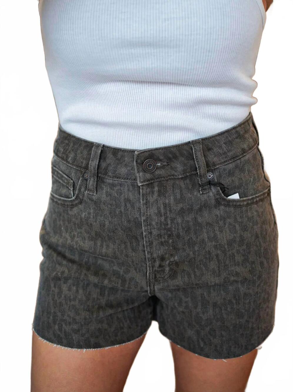 NEW HIDDEN wild at heart shorts in black